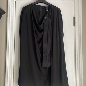 NWT Roam New York Black Tunic with Obi Belt 1X